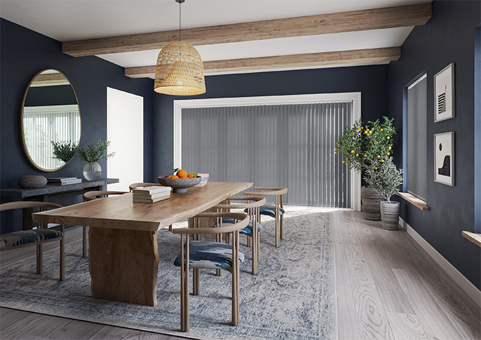 Palermo (Blackout), Dark Grey - Vertical Blind - Image 7